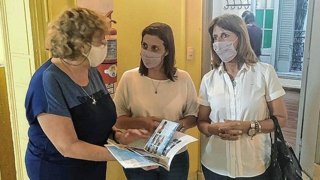 En el marco de las visitas a distintas instituciones de la ciudad la diputada provincial