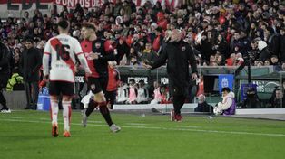 El DT no paró de dar indicaciones en todo el partido.&nbsp;