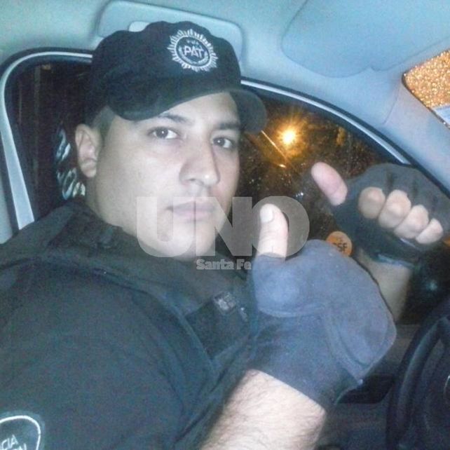 Diego Castaño. Tenía 28 años y pertenecía a la Policía de Acción Táctica. El asesino lo golpeó con su pistola 9 milímetros.