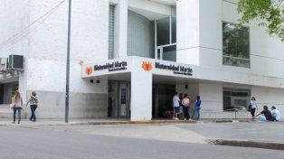 Cloe permaneció internada durante 14 días en el área de neonatología de la Maternidad Martin.