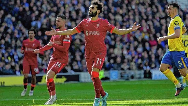 Premier League: Liverpool superó a Brighton y pelea arriba