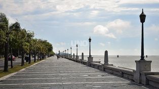 Un miércoles nublado y húmedo en la ciudad de Santa Fe