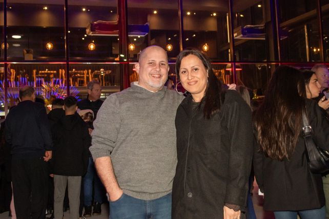 Diego Bianchi y Paola Zapata  