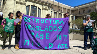 Este jueves las trabajadoras se movilizaron en la sede local de gobernación.&nbsp;