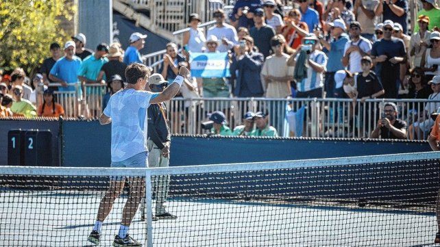 Ugo Carabelli debutó ganándole a Nishikori y avanzó en el Masters 1000 de Cincinnati