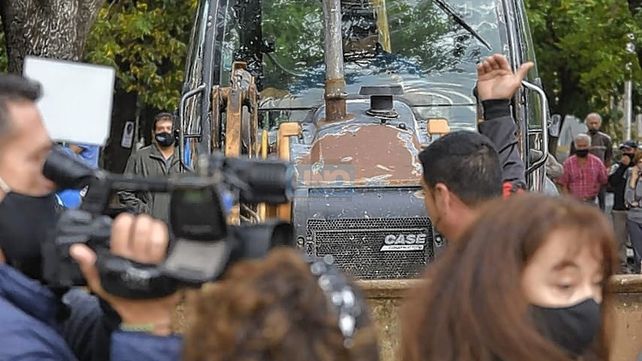Enfrentamientos entre vecinos y obreros en el inicio de la obra de ensanche de Racedo
