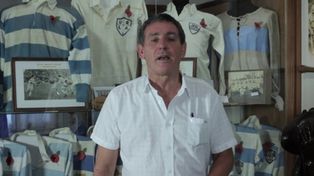 Daniel Baetti jugó dos de Copas del Mundo de rugby con la camiseta de Los Pumas, las que atesora.