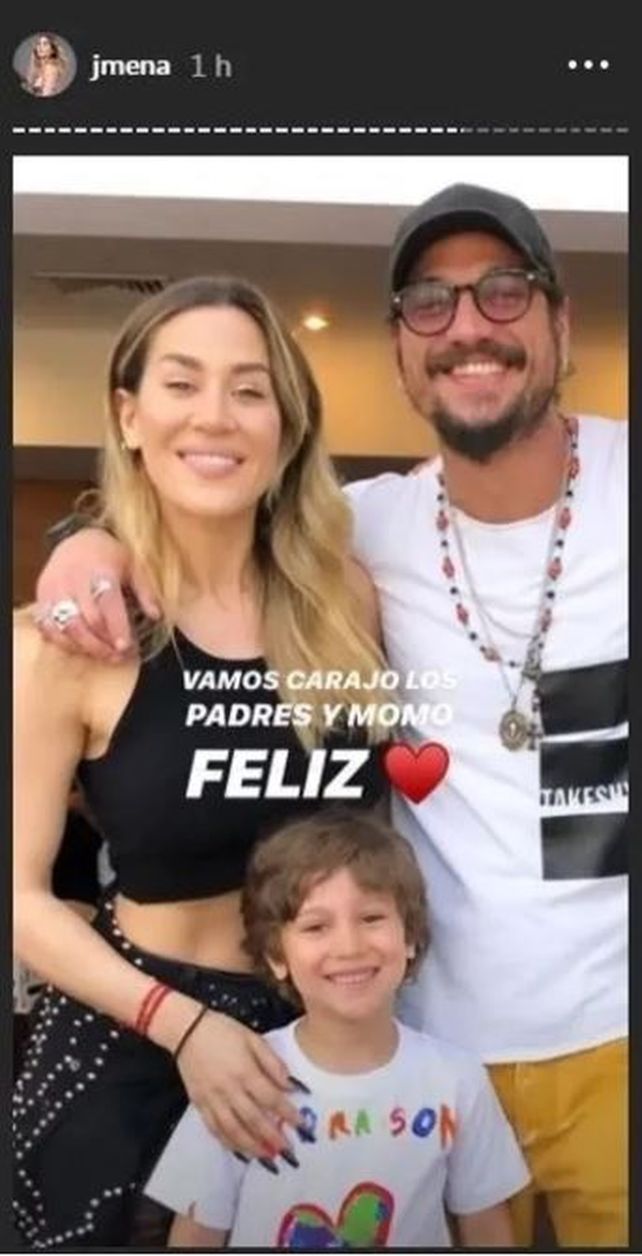 Jimena Barón feliz por el reencuentro con Daniel Osvaldo