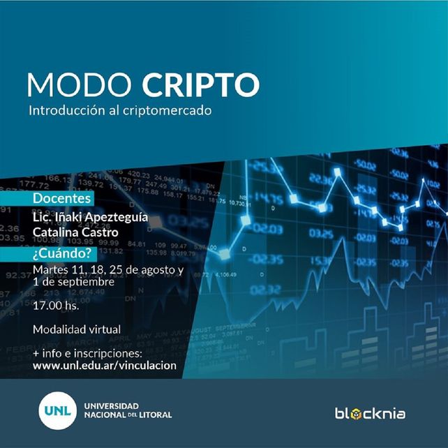 La UNL ofrece un curso de introducción al criptomercado