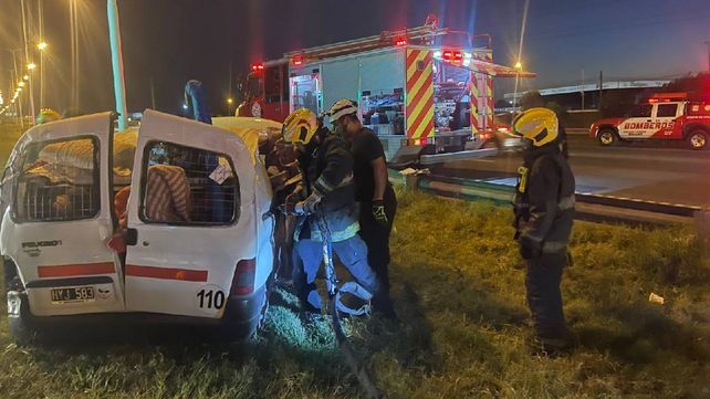 El incidente se dio en avenida Circunvalación a la altura de Uriburu