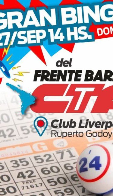 Gran Bingo Solidario en Santa Fe: cuándo y dónde será el evento a beneficio de comedores y merenderos