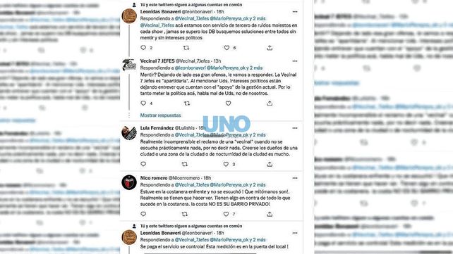 Nocturnidad: sigue el debate y las polémicas. Otra vez la vecinal de barrio 7 Jefes se manifestó en contra de los ruidos molestos y pidió controles. 