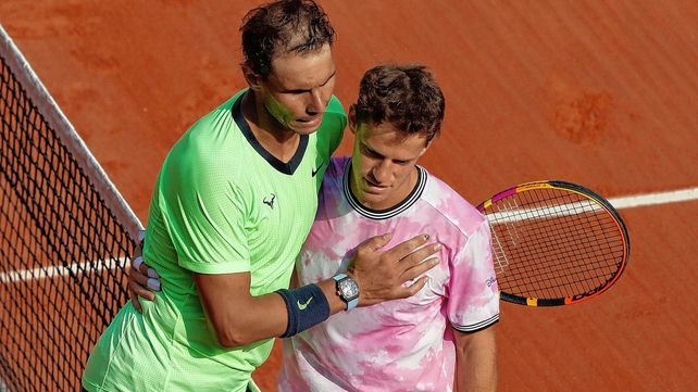 Schwartzman no pudo con Nadal y se despidió de Roland Garros