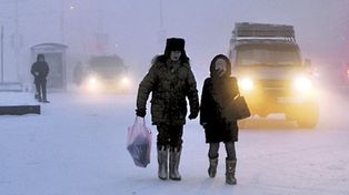 El peor invierno en 50 años se cobró 123 vidas en Rusia