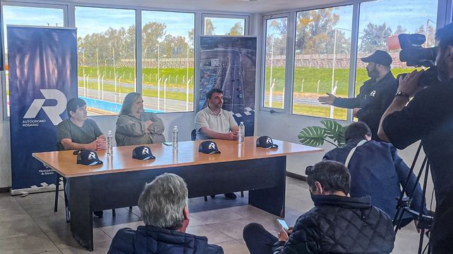 La presentación en el autódromo