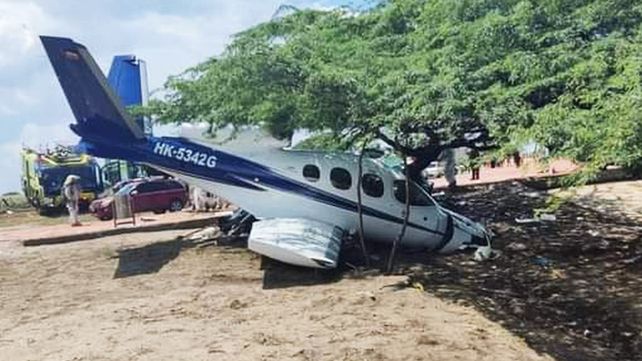 Una avioneta despistó en Santa Marta