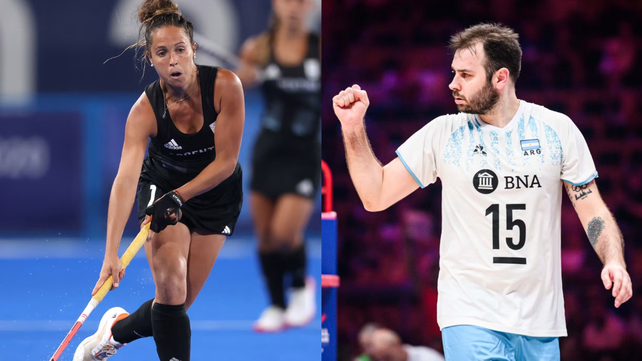 Rocío Sánchez Moccia y el santafesino Luciano de Cecco llevarán la bandera celeste y blanca en la ceremonia inaugural.