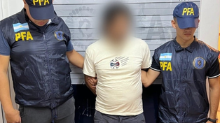 El detenido por efectuar amenazas contra el presidente Javier Milei, en la localidad bonaerense de Rafael Castillo.