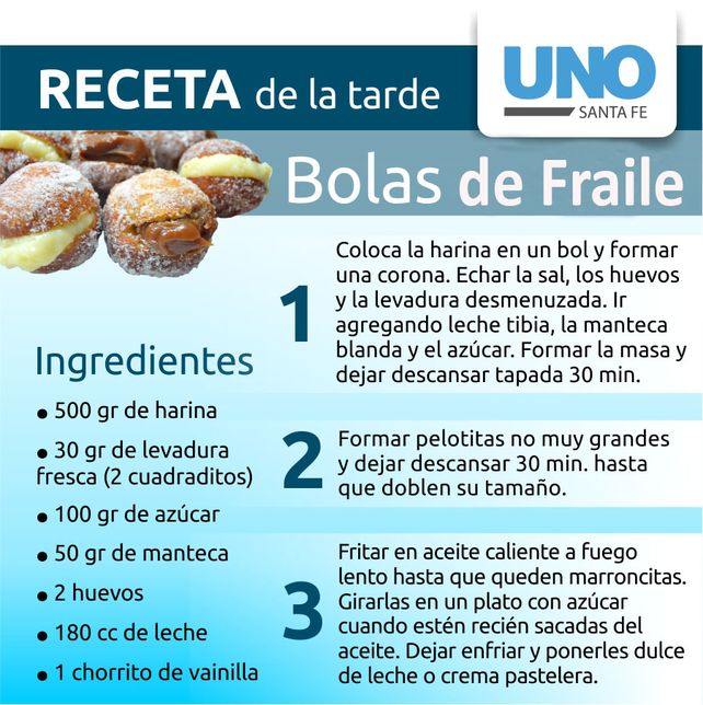 Ideal para los mates de la tarde: bolas de fraile