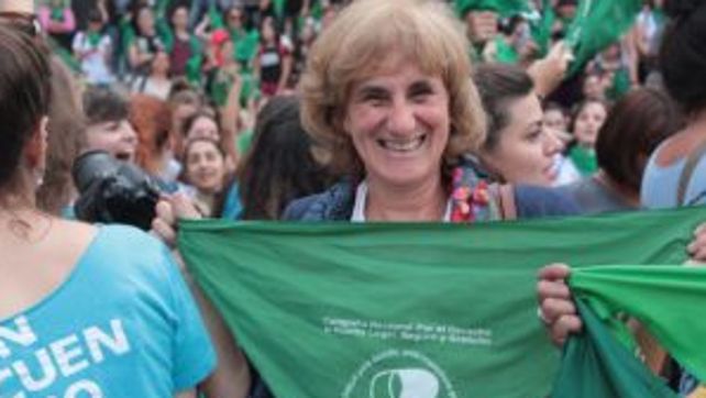 Silvia Augsburger sigue con su militancia feminista y con la Campa&ntilde;a Nacional por el Aborto Legal