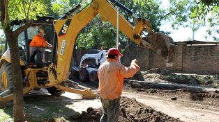 La pavimentación de Candioti Norte y San Roque ya avanzó en un 52 %