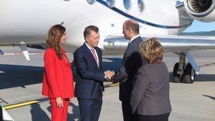 Macri llegó a Canadá para participar de la cumbre del G7 y reunirse con Lagarde