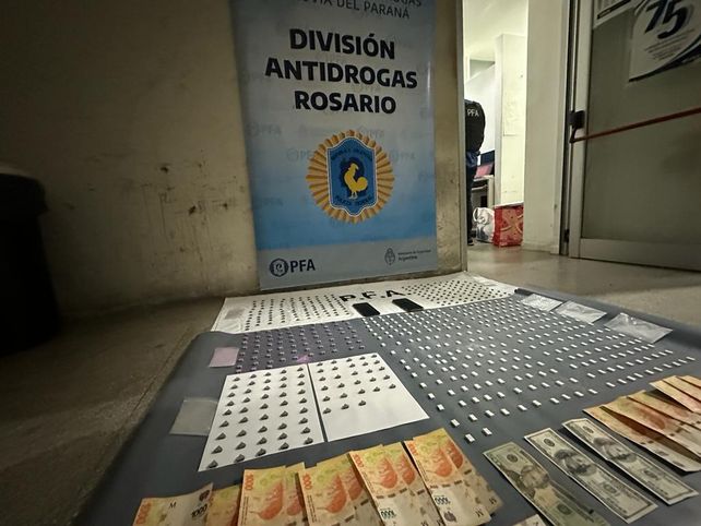 Más de 600 pastillas de éxtasis incautadas por la Policía Federal.