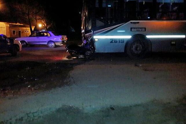 El accidente ocurrido en el norte de la ciudad/Gentileza @JoseFRosso