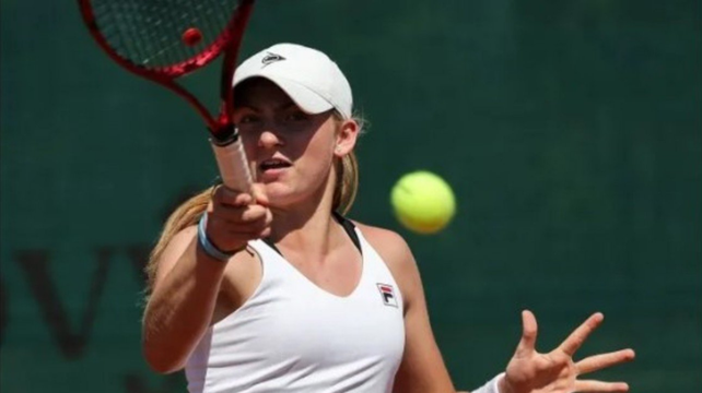Luna Cinalli debutó en su segundo torneo junior de Wimbledon. El año pasado quedó eliminada en la primera ronda.