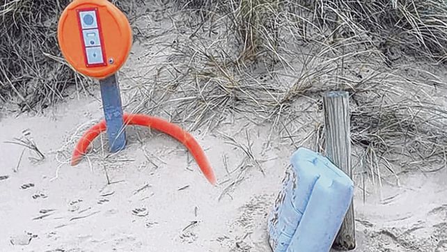 asiento. La costa donde se lo vio está cerca de la localidad de Surtainville. Es de Emiliano