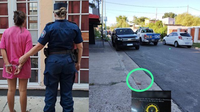 Una mujer fue detenida en Concordia por tentativa de homicidio.