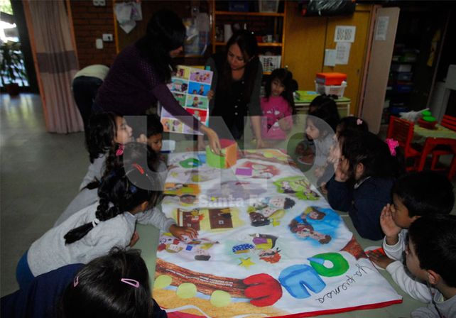 Juego. Es una de las principales herramientas de aprendizaje para los niños y niñas. Fotógrafo: José Busiemi / Diario UNO Santa Fe