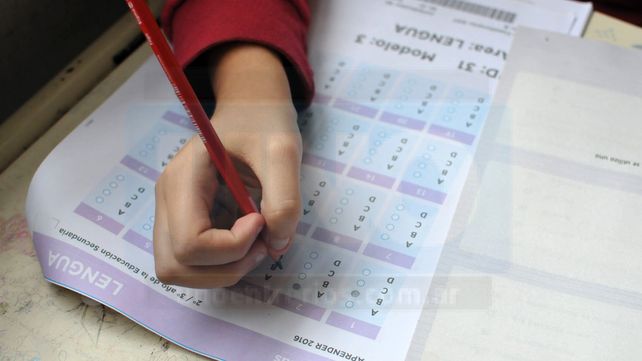 Como en 2017. En 2018 el Aprender abarcó el 6° grado de la Primaria. Ahora se vuelve a evaluar 6° año.