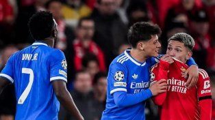 Gianluca Prestianni recibió una sanción mundial tras su cruce con Vinicius