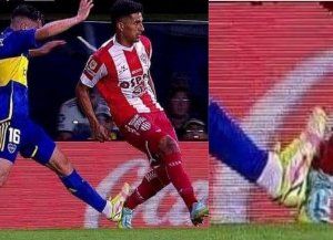 Bronca en Unión: la plancha de Merentiel a Paz que el árbitro no midió con la misma vara