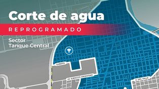 Santo Tomé: corte de agua programado en el sector abastecido por el tanque central