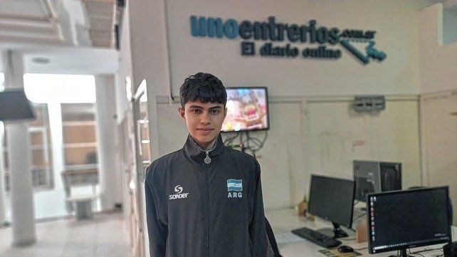 Agustín Asmu pasó por la redacción de UNO.