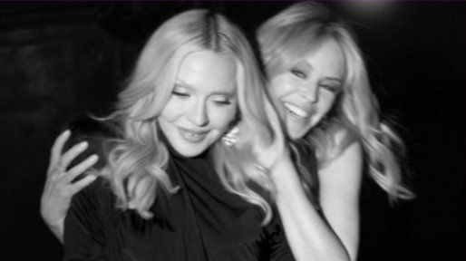 Madonna y Kylie Minogue presentaron su nueva colaboración