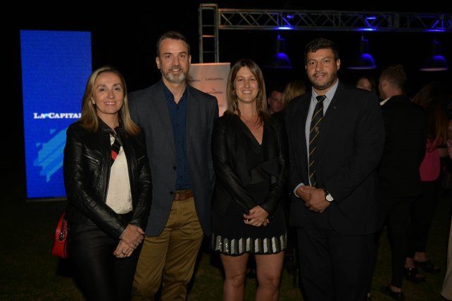 Sandra aguirre, Estéban Breto, Luciana Elena y Gabriel Chumpitaz