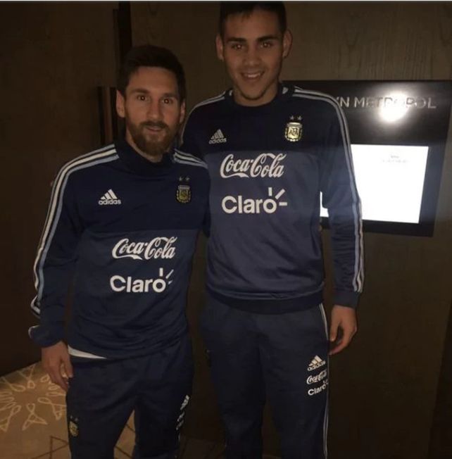 Quién es el sparring que sorprendió a Lionel Messi