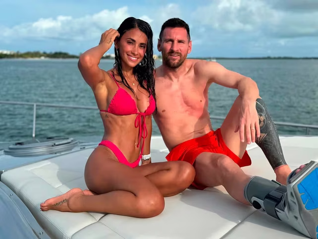 Lionel Messi y Antonela Rocuzzo disfrutan del verano de Miami junto a la familia de Luis Suárez