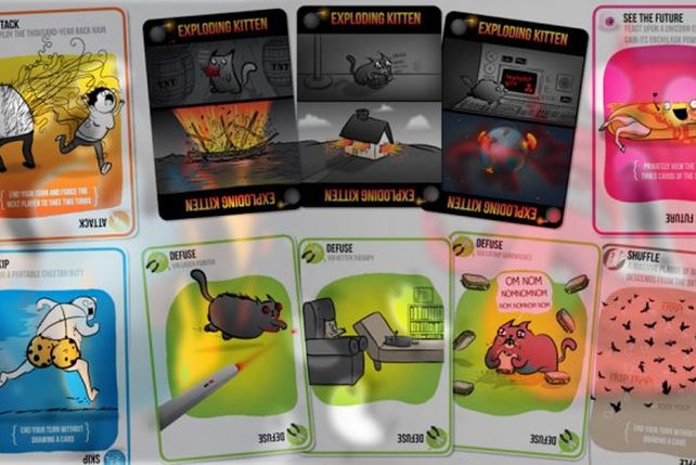 Un juego de cartas con gatos que explotan es récord en la web