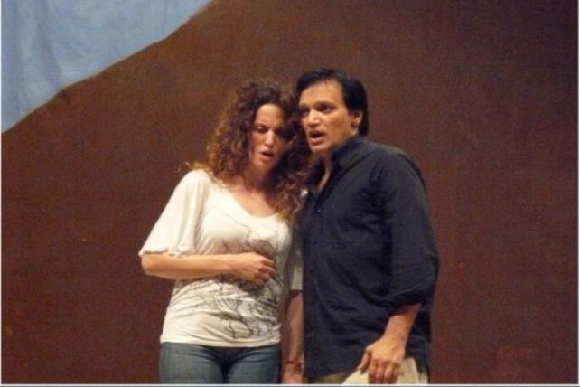 La despedida del tenor Ullan a la soprano Florencia Fabris
