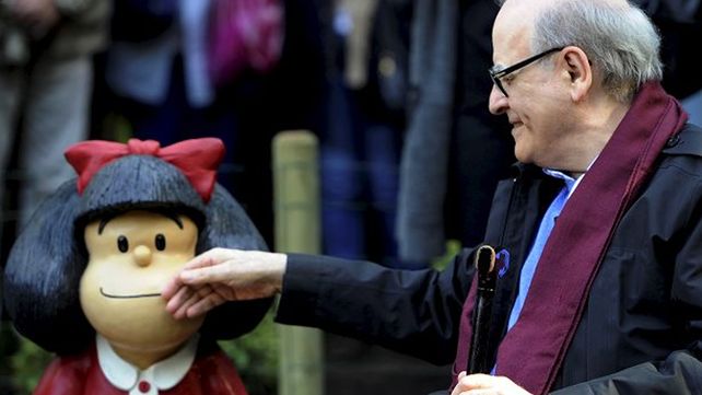 Murió Quino, el historietista creador de Mafalda