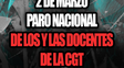 UDA convoca a un paro nacional para el próximo 2 de marzo