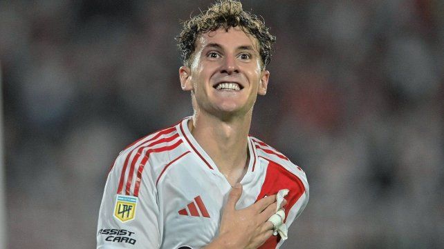 Colidio marcó los dos tantos de River en el partido ante Independiente.