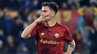 Dybala aportó un gol en el triunfo de Roma ante Sampdoria