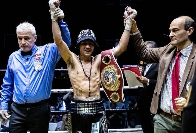 El Chapu Cantero se coronó campeón Latino de la OMB en el Malvicino de Unión.