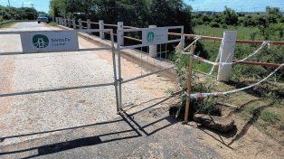 Segundo hundimiento en el puente de ingreso a Colastiné Sur.