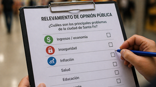 Relevamiento de opinión pública: cuáles son las tres principales preocupaciones de los santafesinos